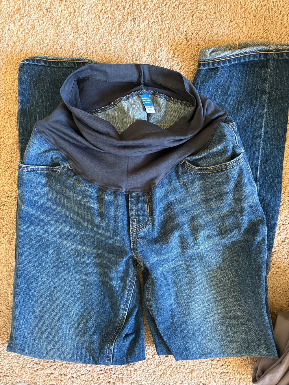 Old navy Maternity jeans with panel